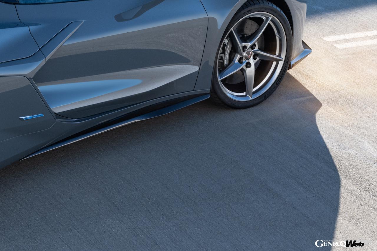 コルベット初の電動モデルとしてデビューした「シボレー コルベット E-レイ」に採用された専用デザインホイール。