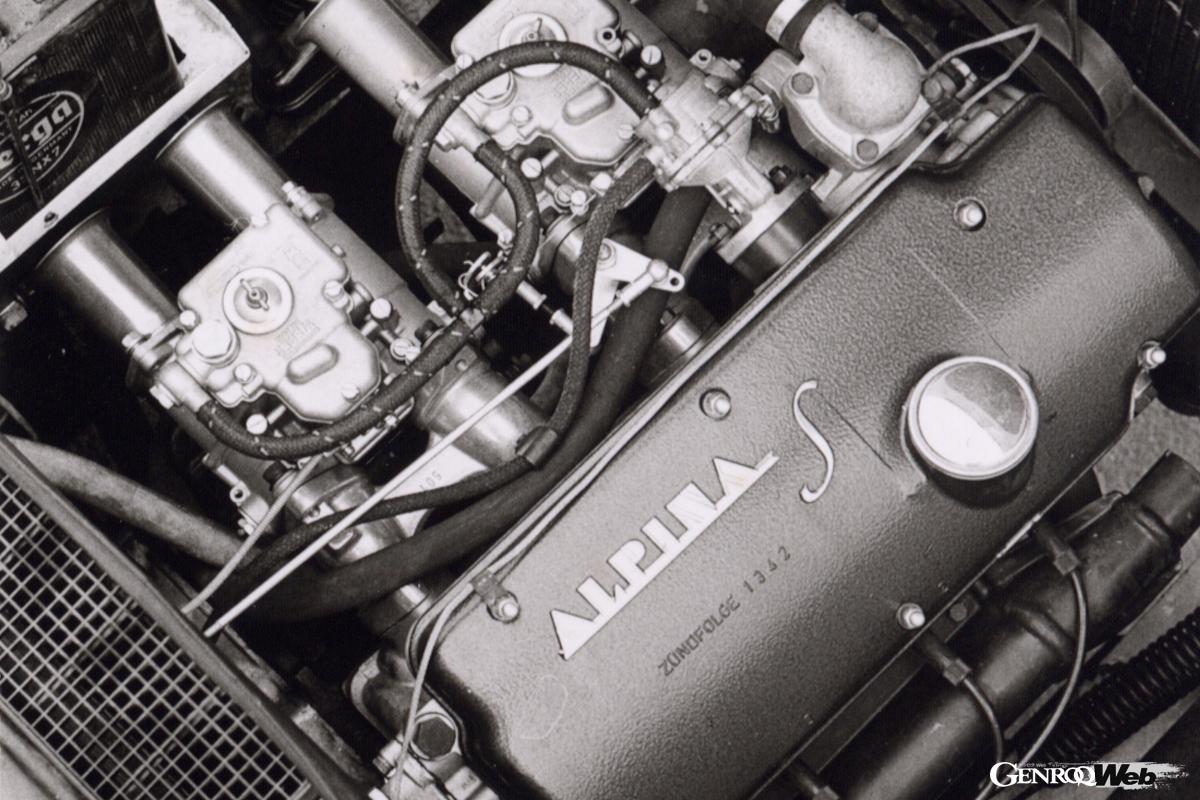 BMW2000とそれらをチューニングするための様々なパーツ。これらがアルピナのブランドを作り上げた。
