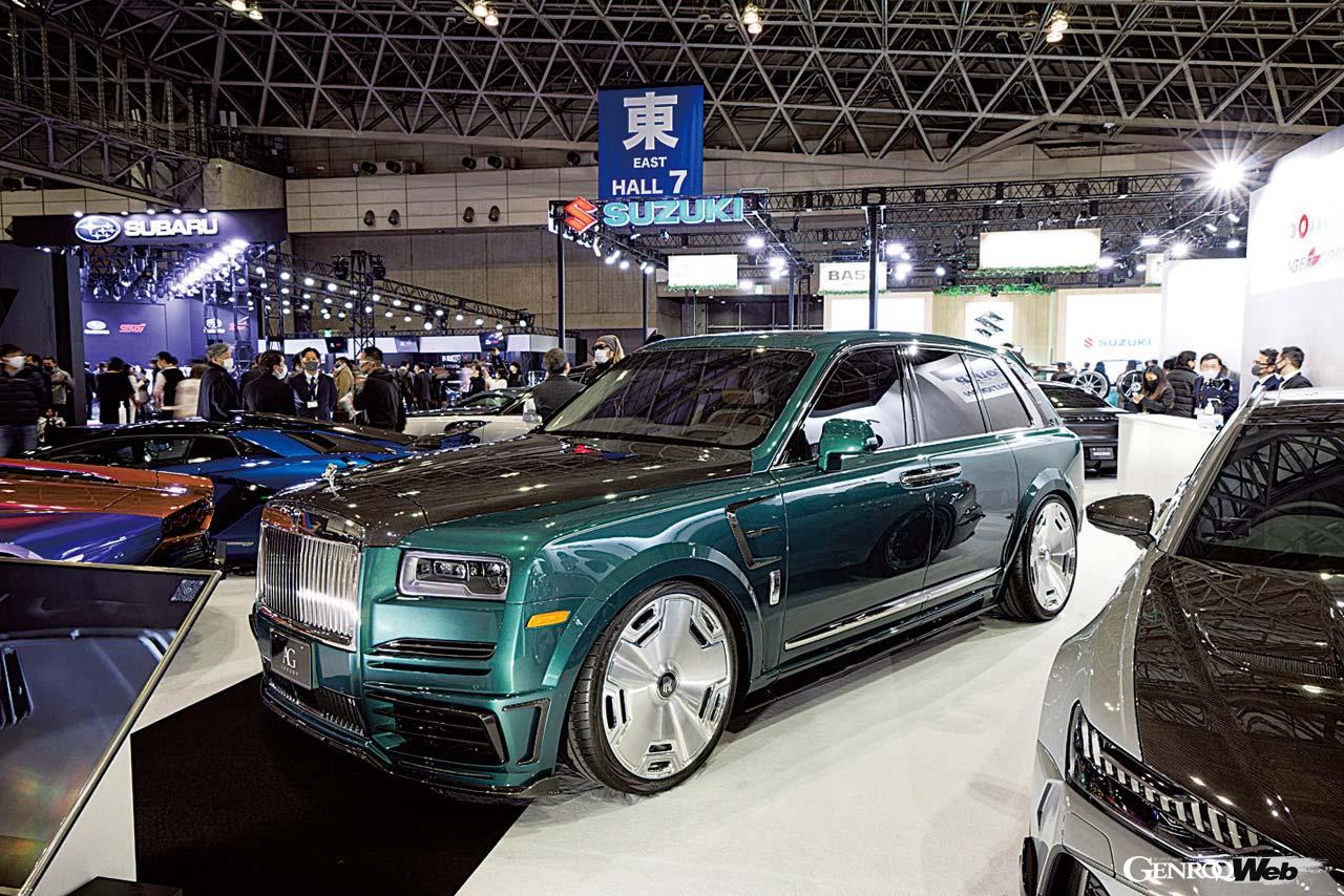 流行りのディッシュタイプをポリッシュ仕上げで、サイズも圧巻の24インチという「AG Luxury AGL73」ホイール。