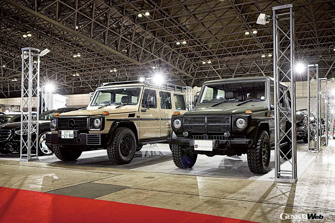 初代（W460）風にリメイクしたW463型Gクラス。