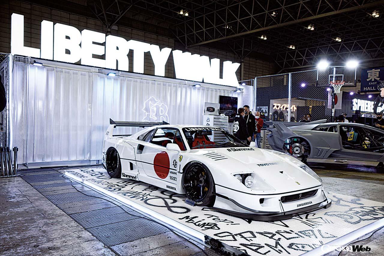 リバティーウォークの今年最大の目玉となったLBワークスF40。