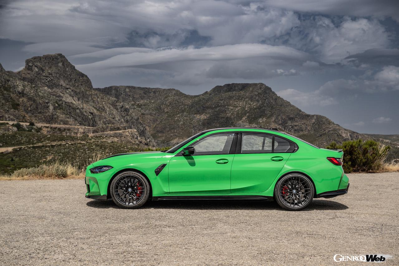 M3の限定ハイパフォーマンス仕様「BMW M3 CS」のエクステリア。