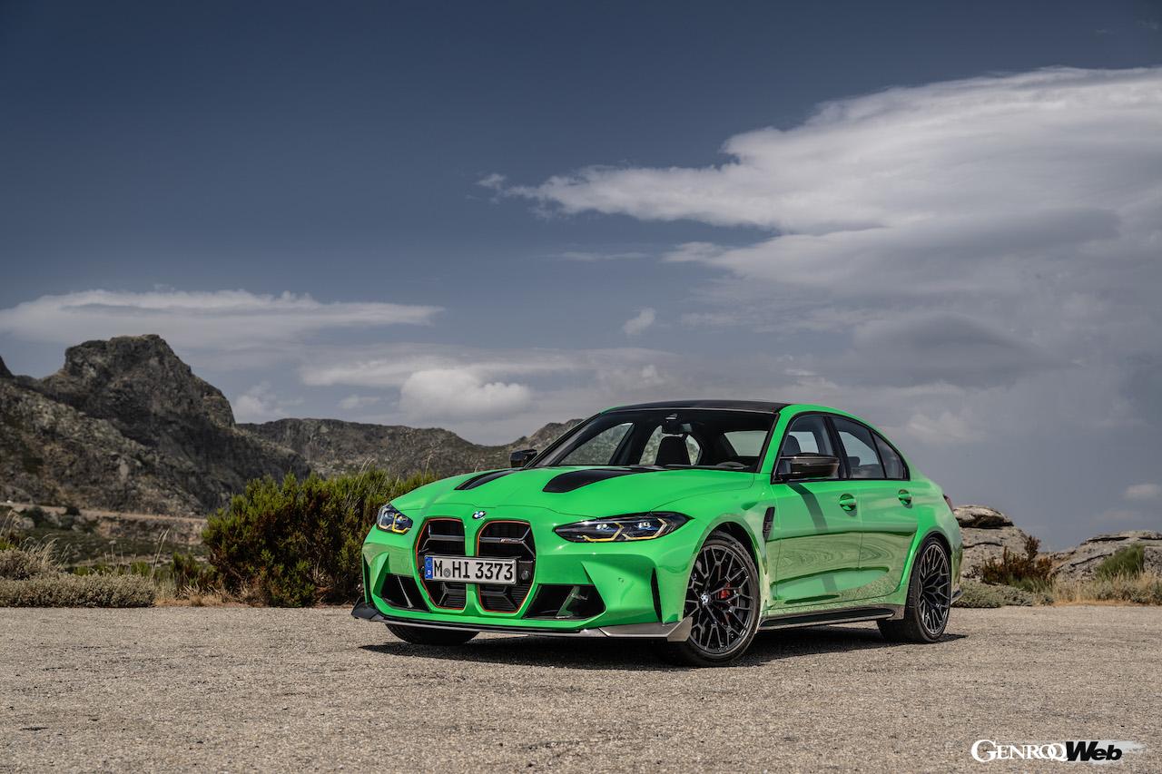 M3の限定ハイパフォーマンス仕様「BMW M3 CS」のエクステリア。
