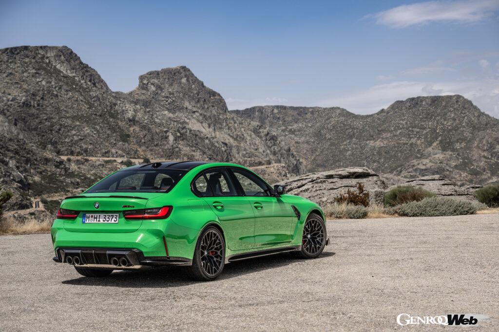 M3の限定ハイパフォーマンス仕様「BMW M3 CS」のエクステリア。