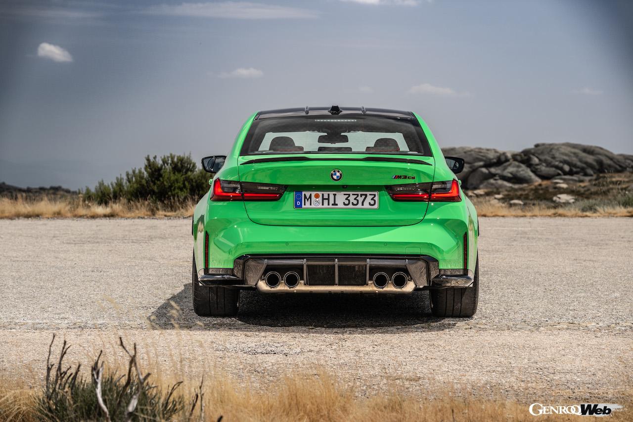 M3の限定ハイパフォーマンス仕様「BMW M3 CS」のエクステリア。