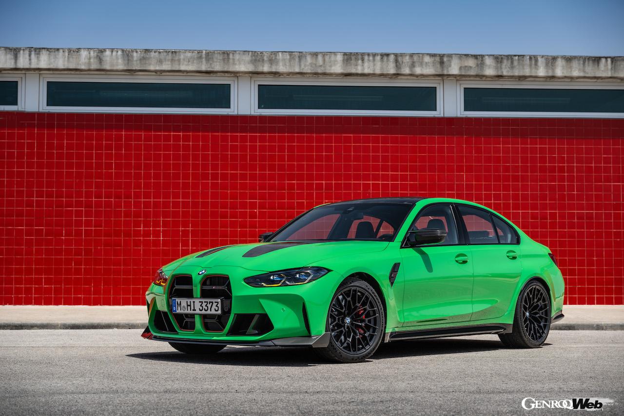 M3の限定ハイパフォーマンス仕様「BMW M3 CS」のエクステリア。