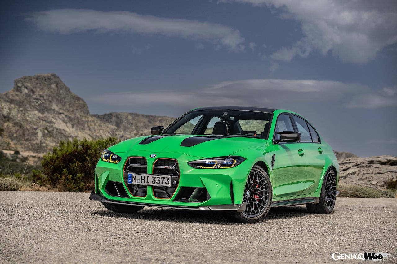 M3の限定ハイパフォーマンス仕様「BMW M3 CS」のエクステリア。