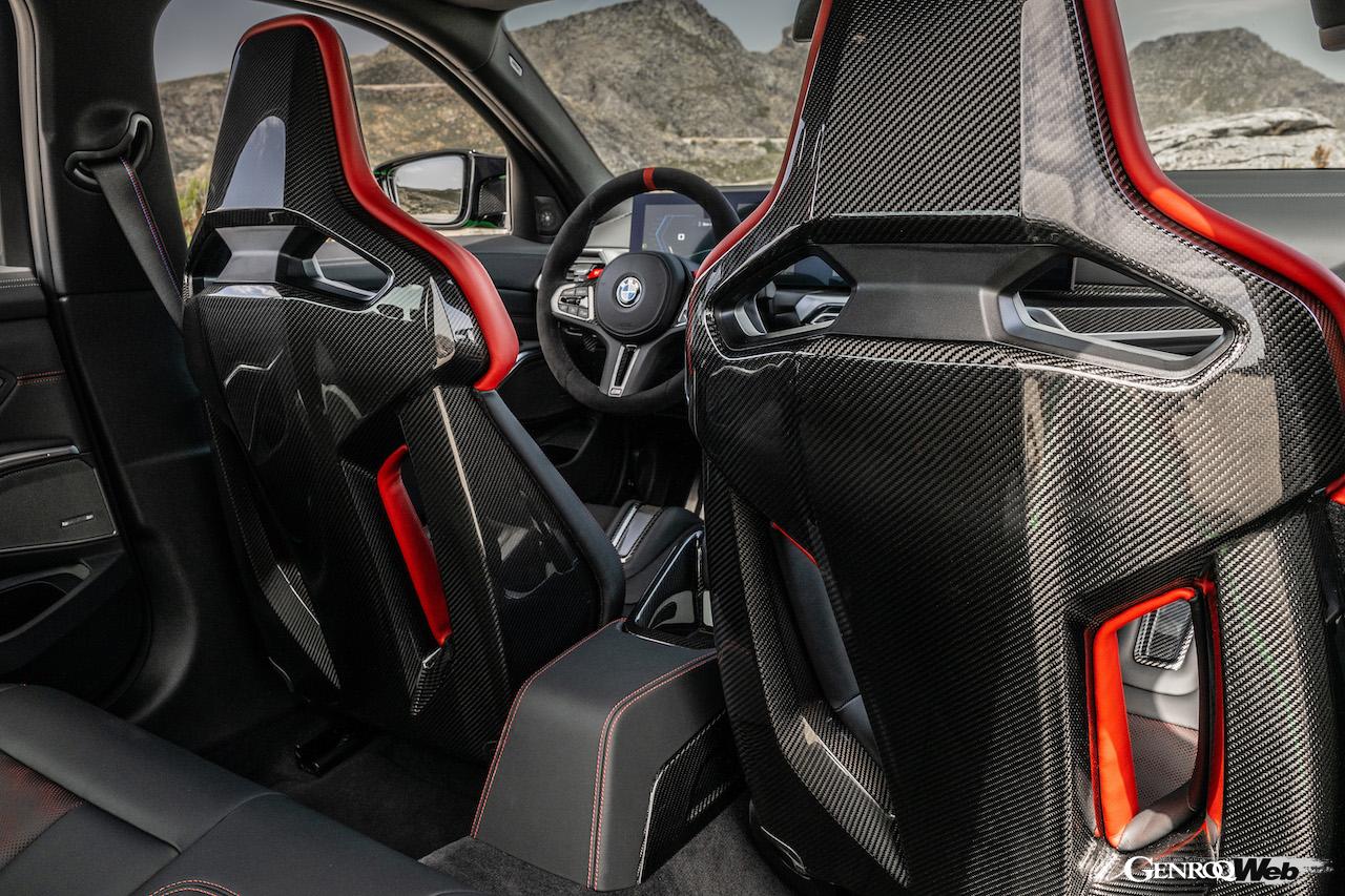 M3の限定ハイパフォーマンス仕様「BMW M3 CS」のコクピット。