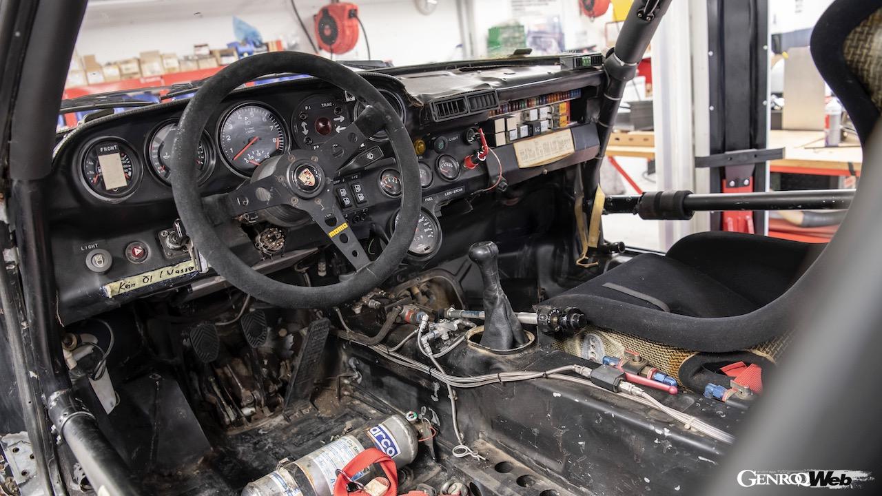 ポルシェ・ヘリテージ＆ミュージアム・と、ポルシェ・クラシックによって、レストアが進められた、ポルシェ 959 パリ・ダカール。