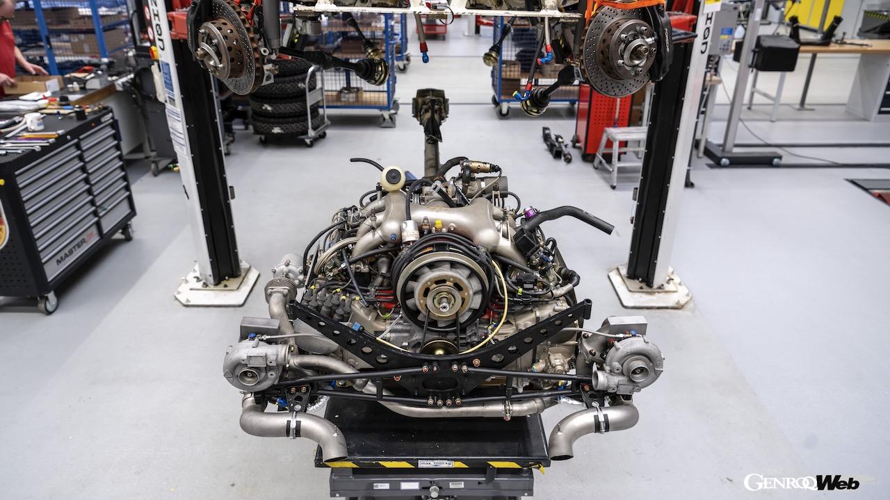 ポルシェ・ヘリテージ＆ミュージアム・と、ポルシェ・クラシックによって、レストアが進められた、ポルシェ 959 パリ・ダカール。