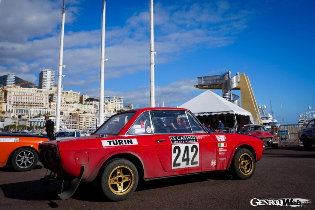 スイスのクラウディオ・エンツがドライブした、1970年型ランチア フルビア クーペ ラリー1.3S。