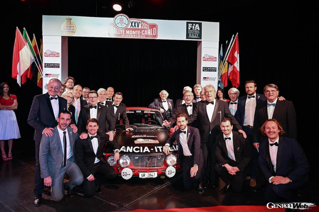 スイスのクラウディオ・エンツがドライブした、1970年型ランチア フルビア クーペ ラリー1.3S。