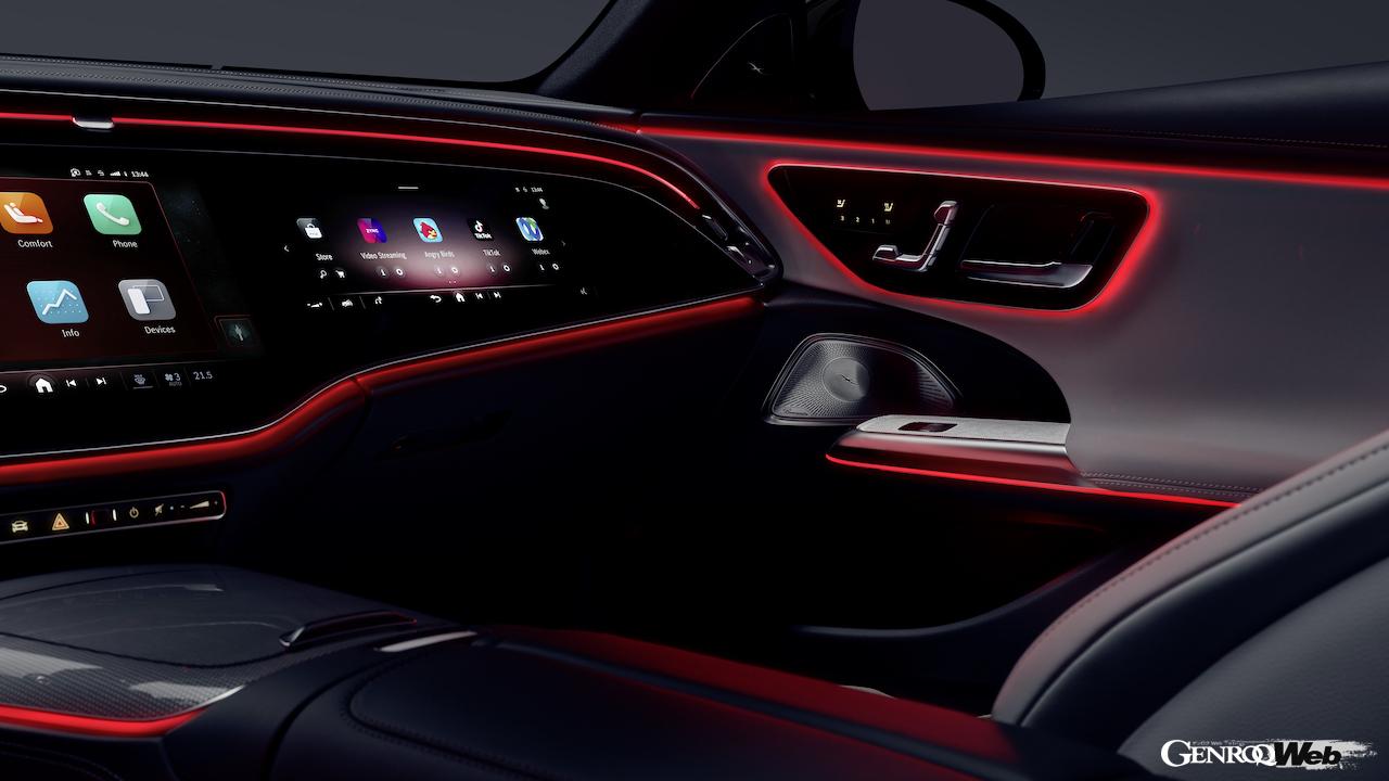 2023年夏からヨーロッパでの発売が開始される、新型「メルセデス・ベンツ Eクラス」のインテリア。