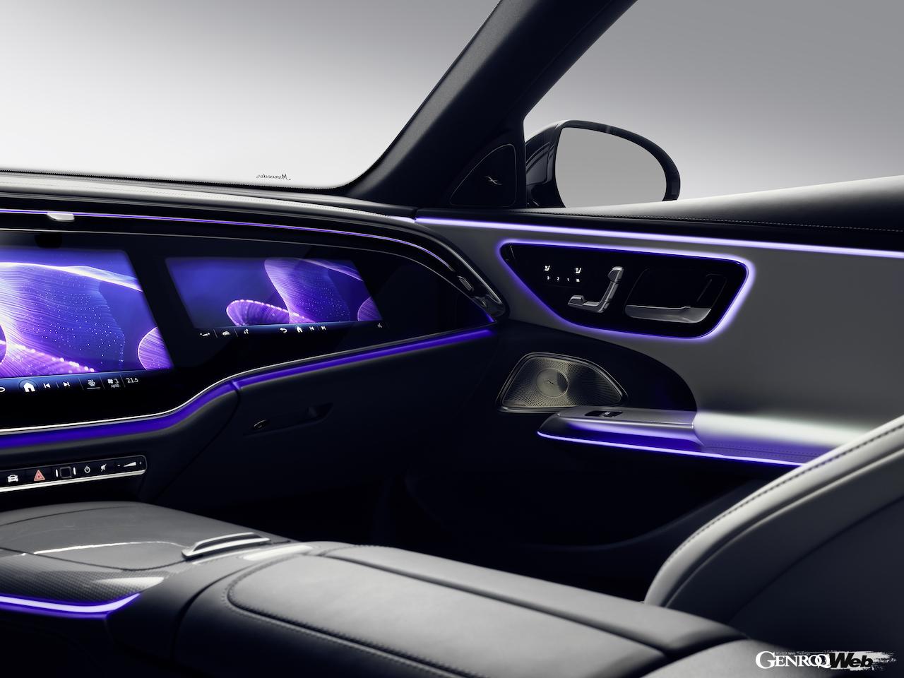 2023年夏からヨーロッパでの発売が開始される、新型「メルセデス・ベンツ Eクラス」のインテリア。