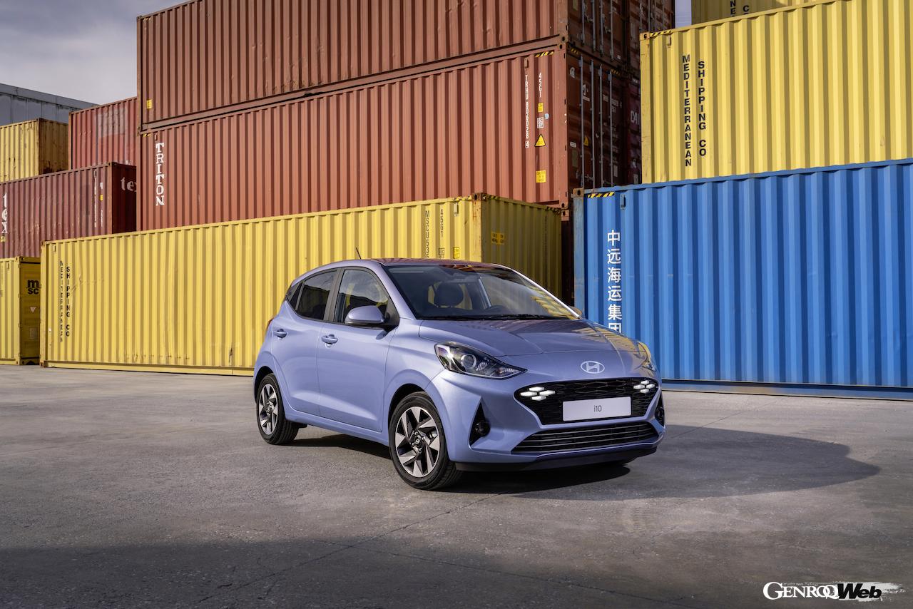 ヒョンデがヨーロッパやインドで展開するスモールコンパクト、「i10」改良新型のエクステリア。