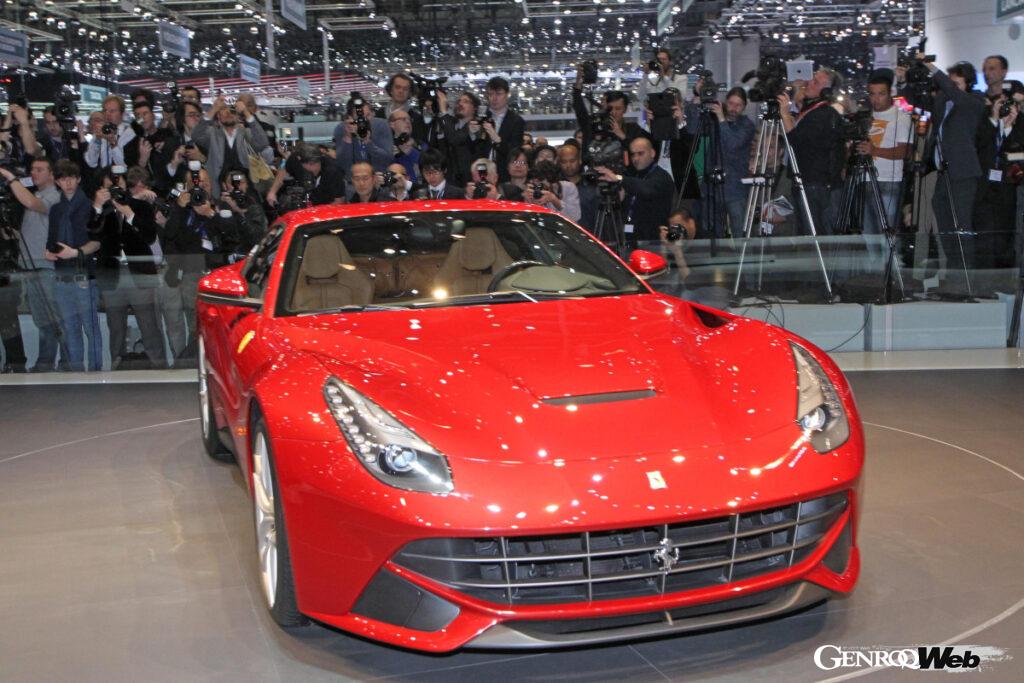 2012年のジュネーブ・ショーで発表されたF12ベルリネッタがピニンファリーナデザイン最後のモデルとなった。
