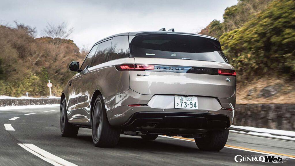 新型レンジローバースポーツのパワートレインは3.0リッター直6MHEVのディーゼルとガソリンが用意されており、今回試乗したモデルは前者となる。