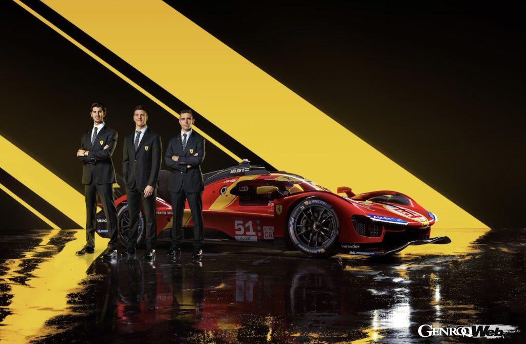 2023年シーズンのWECに、ル・マン・ハイパーカー（LMH）規定で開発された499Pを投入するフェラーリ。長くGTカテゴリーを戦ってきたジェームス・カラドは、51号車をドライブする。