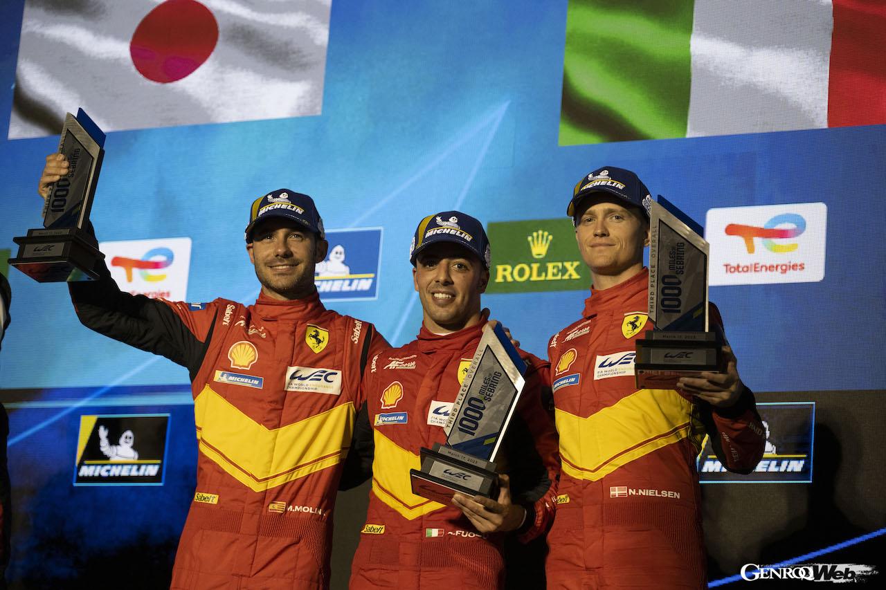 荒れた展開となったレースでトヨタのペースにこそついて行けなかったものの、キャデラックやポルシェの追撃をかわし、50号車がデビュー戦で見事3位表彰台を獲得した。