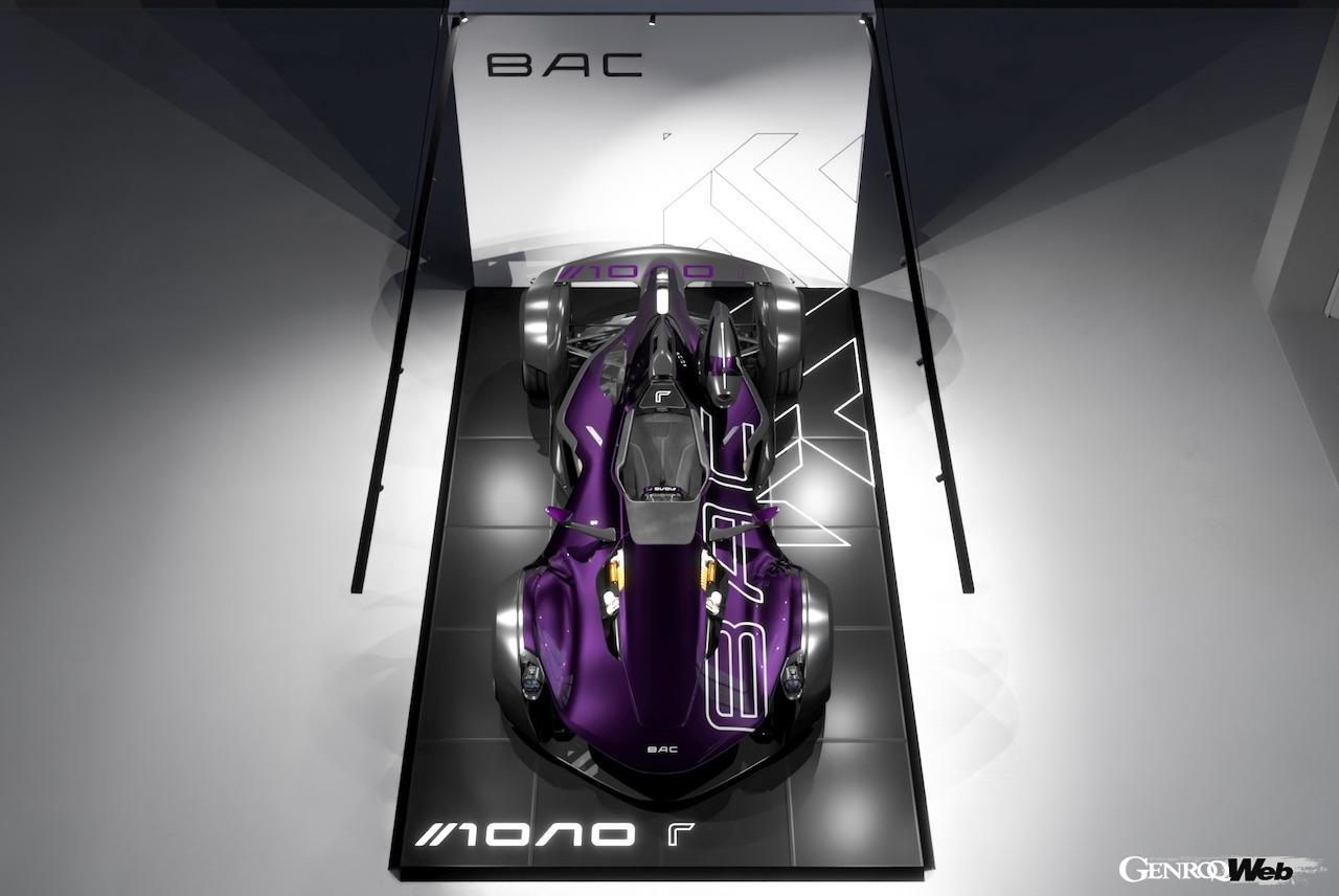 東京と福岡に展示される2台の「Mono R」は、スコットランドのファクトリーで完成。ショールームに先立って、オートモビル・カウンシルで公開される。写真は東京ショールームの予想イラスト。