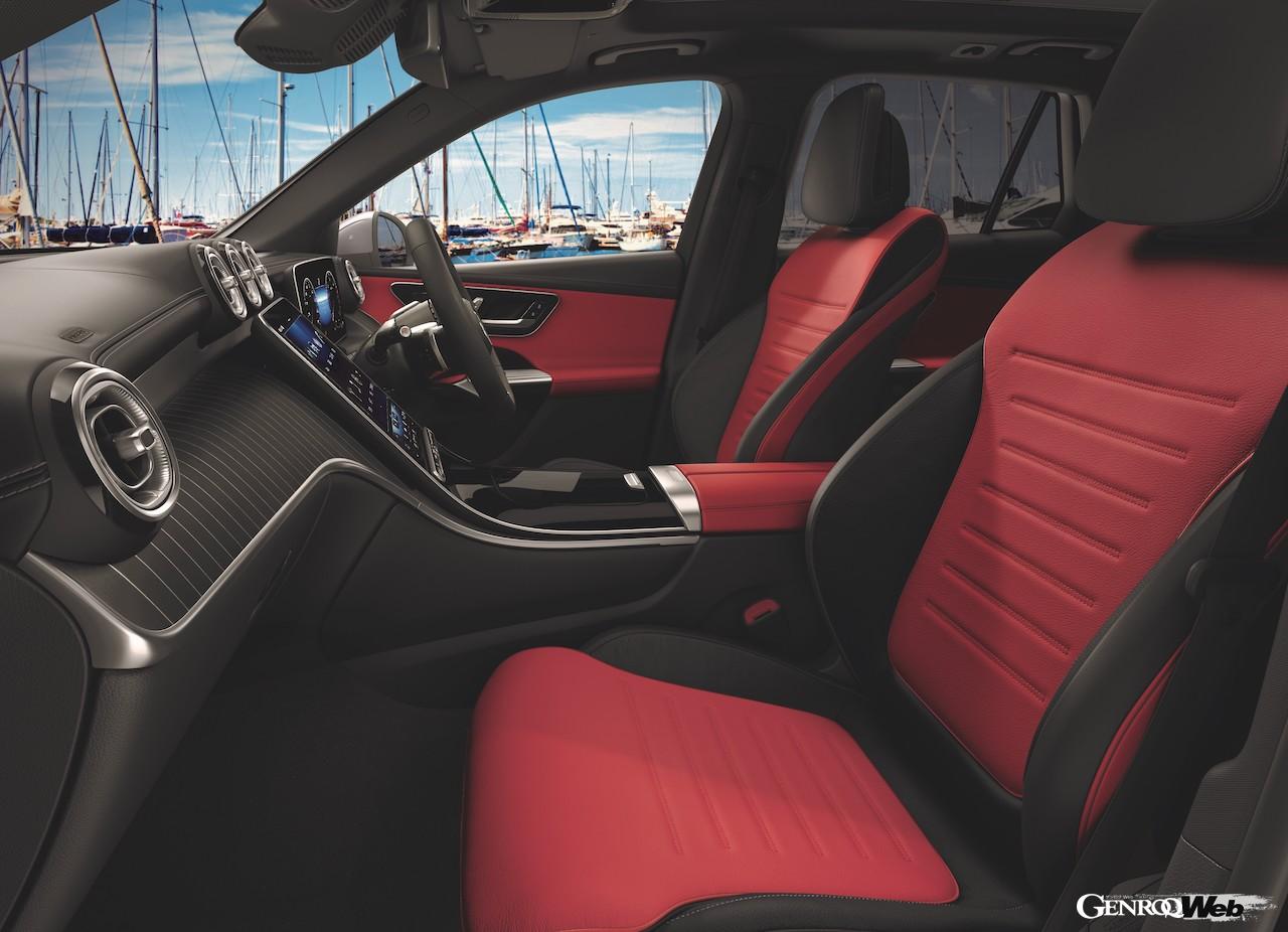初代デビューから8年、初のフルモデルチェンジを敢行したメルセデス・ベンツのミディアムSUV「GLC」のインテリア。