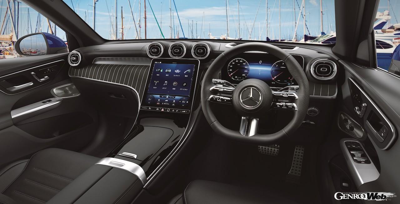 初代デビューから8年、初のフルモデルチェンジを敢行したメルセデス・ベンツのミディアムSUV「GLC」のインテリア。