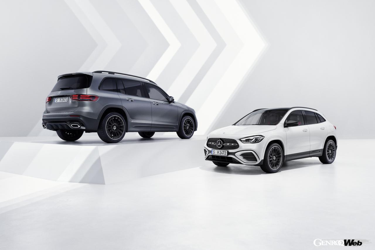 フェイスリフトが実施された、メルセデス・ベンツ GLBとGLA。