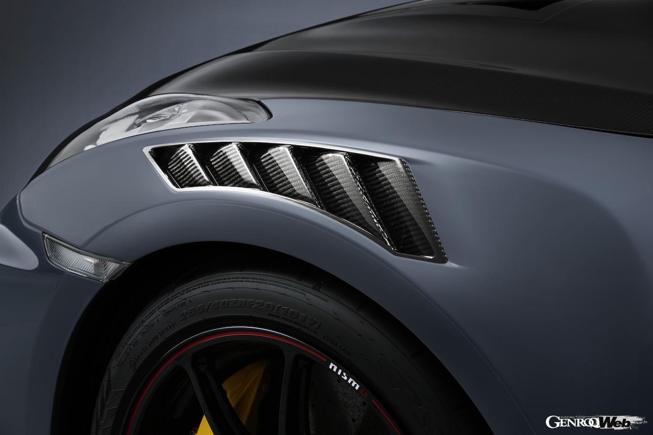 コーナーリング性能を徹底的に追求した、「GT-R NISMO」2024年モデル。