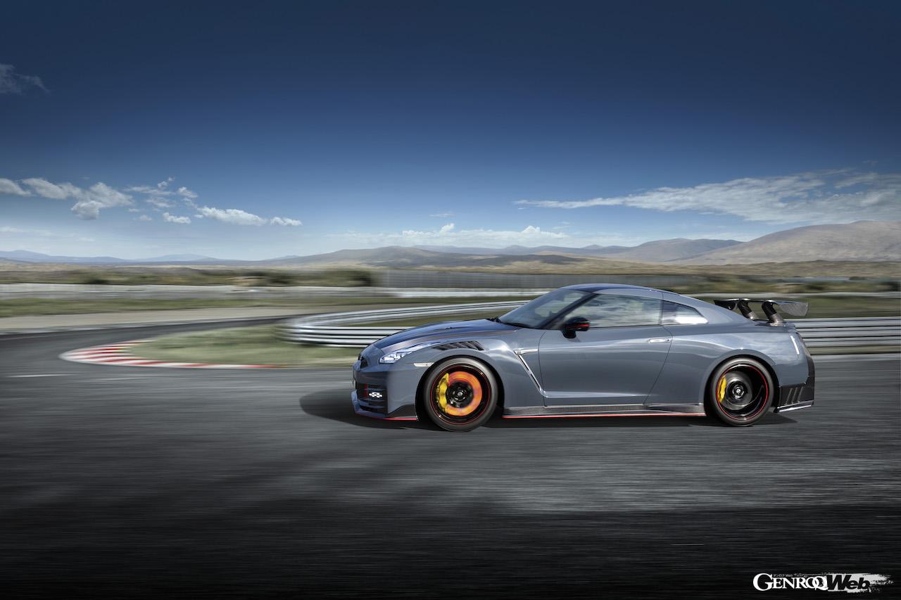 コーナーリング性能を徹底的に追求した、「GT-R NISMO」2024年モデル。