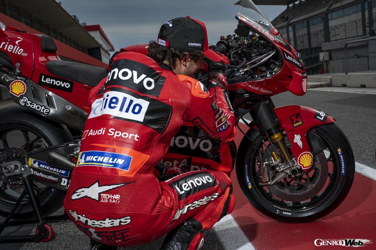 開幕戦ポルトガルGPを制した、フランチェスコ・バニャイア。