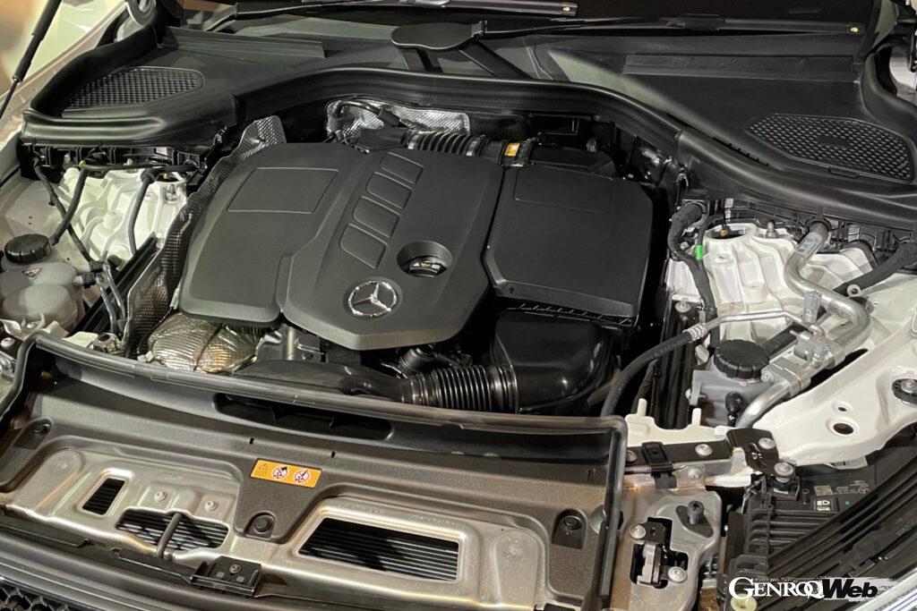 日本に導入される「GLC 220 d 4MATIC」には2.0リッター直列4気筒「OM654M」クリーンディーゼルターボを搭載。これにマイルドハイブリッドのISGが組み合わせられた。