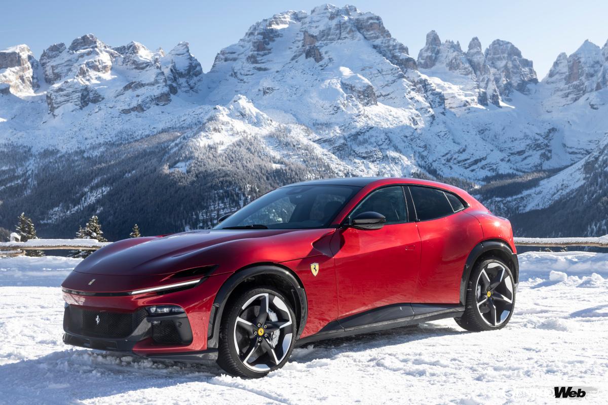 6.5リッターV型12気筒NAエンジンをフロントミッドに、8速DCTをリヤアクスル上に搭載するトランスアクスルレイアウトは完全にスポーツカーの仕立てだ。