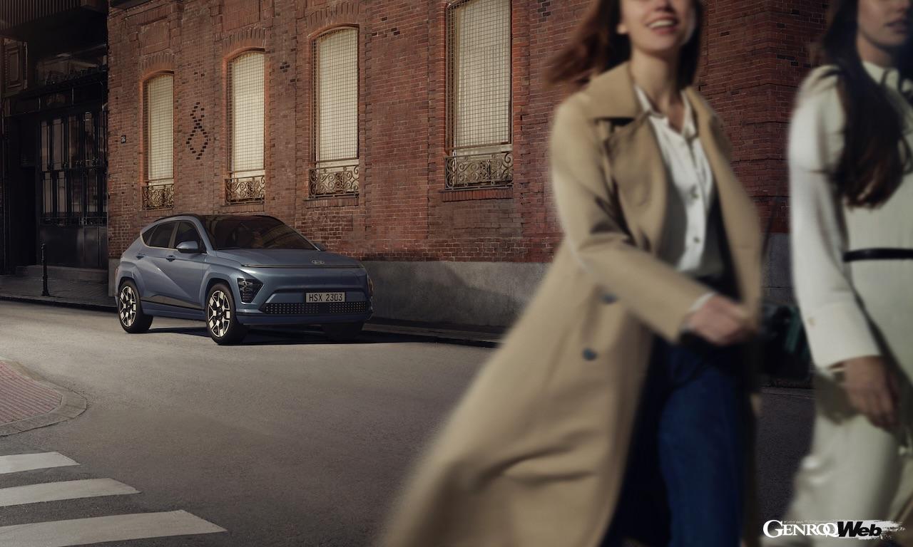 2代目に進化したBEV仕様「ヒョンデ コナ エレクトリック」のエクステリア。