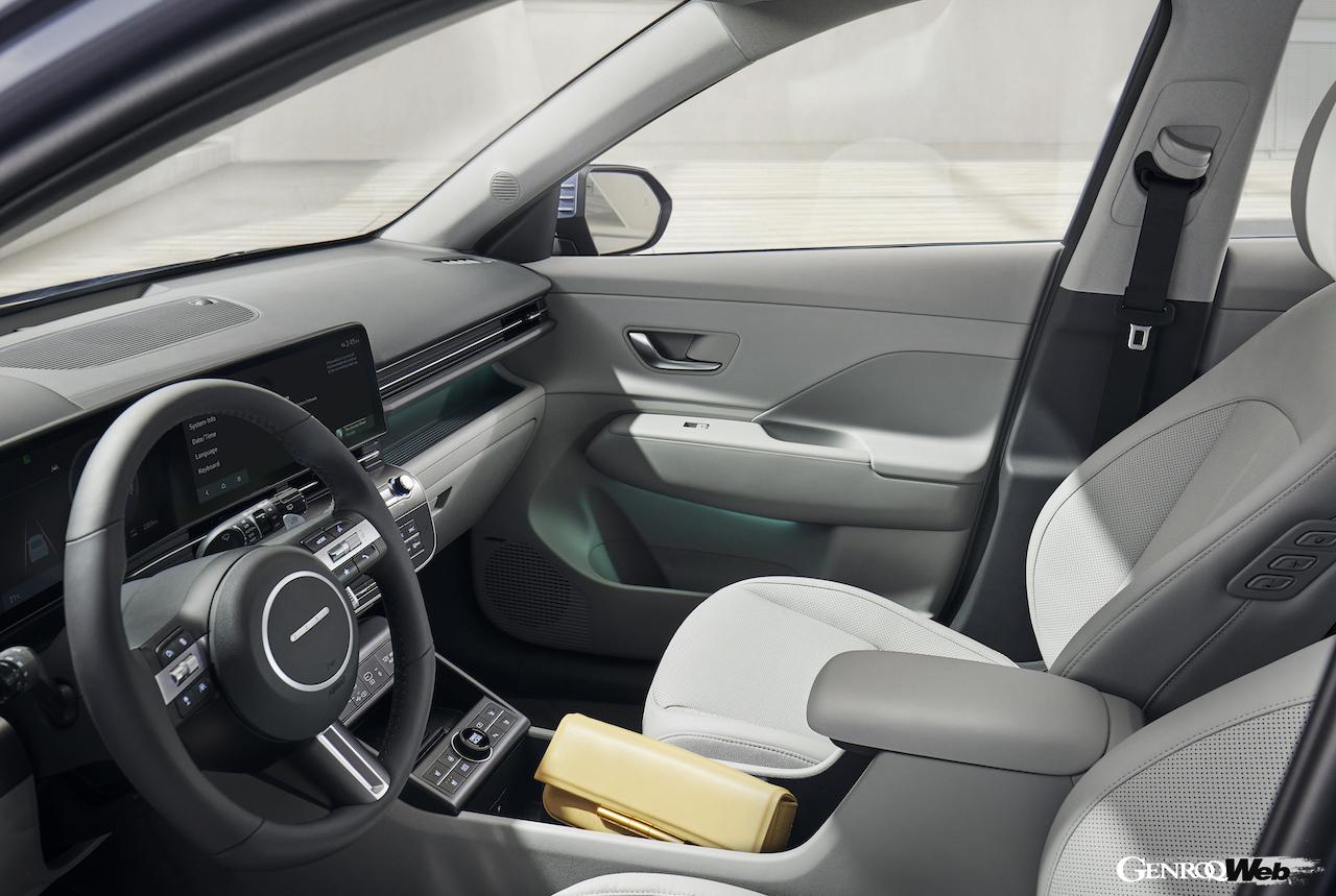 2代目に進化したBEV仕様「ヒョンデ コナ エレクトリック」のインテリア。