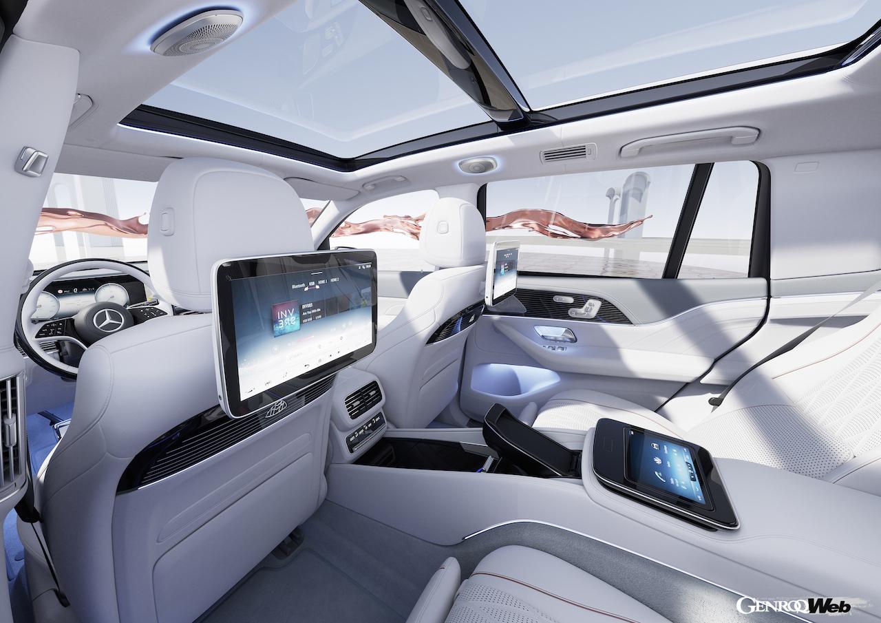 「メルセデス・マイバッハ GLS」改良新型のインテリア。