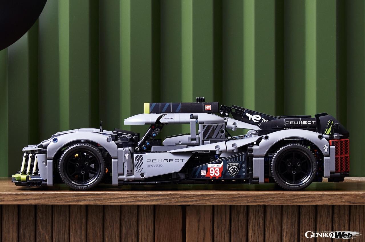2022年シーズンからWECを戦うプジョー 9X8が、様々なギミックを備えたレゴ テクニックから登場した。