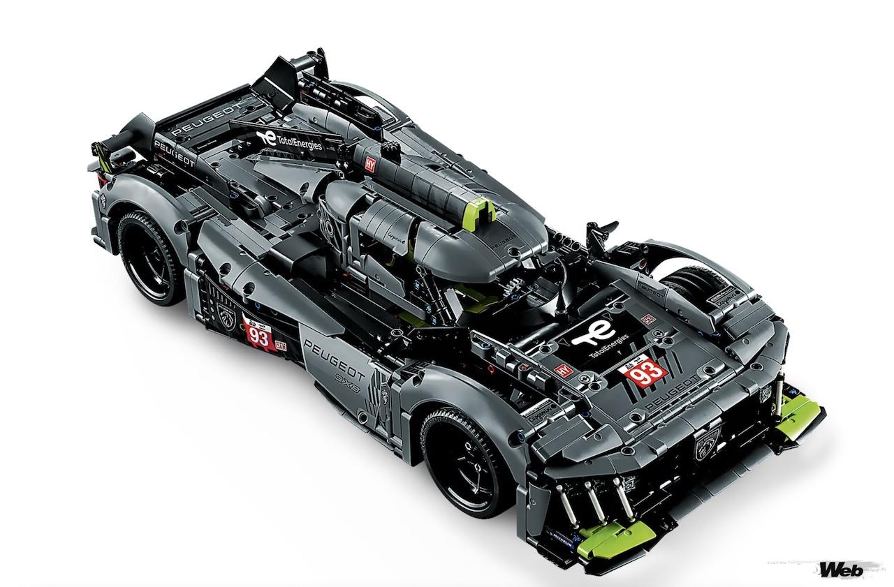 2022年シーズンからWECを戦うプジョー 9X8が、様々なギミックを備えたレゴ テクニックから登場した。