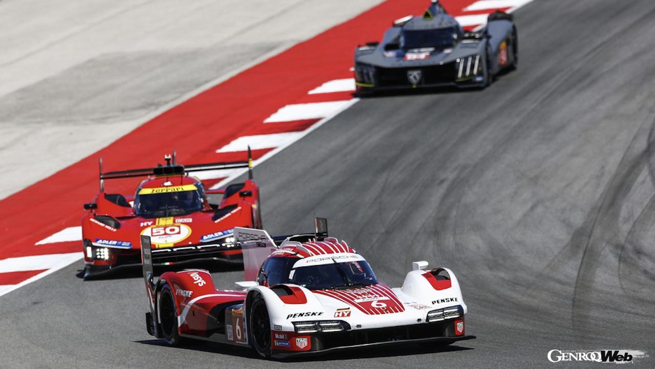 WEC第2戦ポルティマオ6時間で、3位表彰台を獲得した、ポルシェ 963 6号車（ケビン・エストレ／アンドレ・ロッテラー／ローレンス・ヴァントール）。