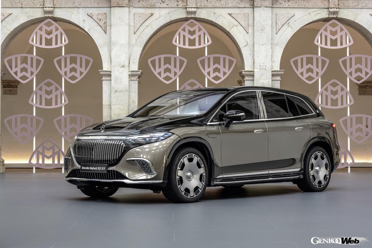 最高級フル電動SUV「メルセデス・マイバッハ EQS 680 SUV」のエクステリア。