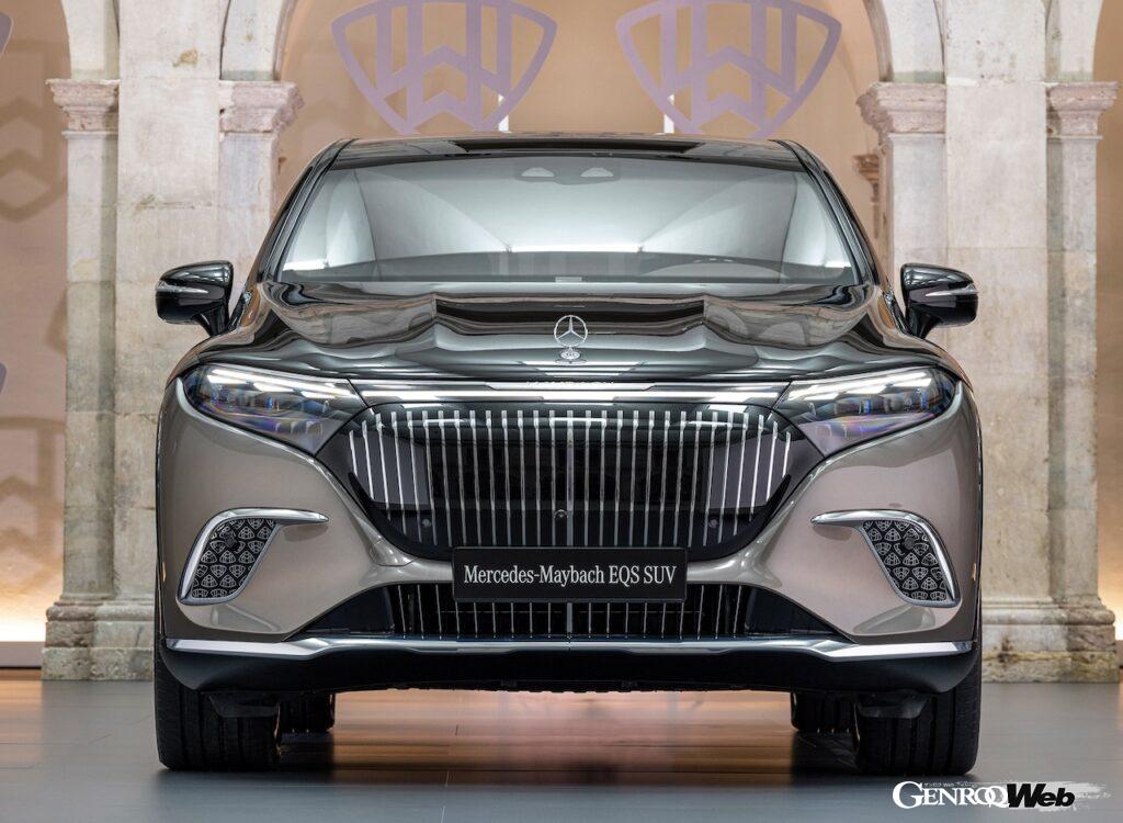 最高級フル電動SUV「メルセデス・マイバッハ EQS 680 SUV」のエクステリア。