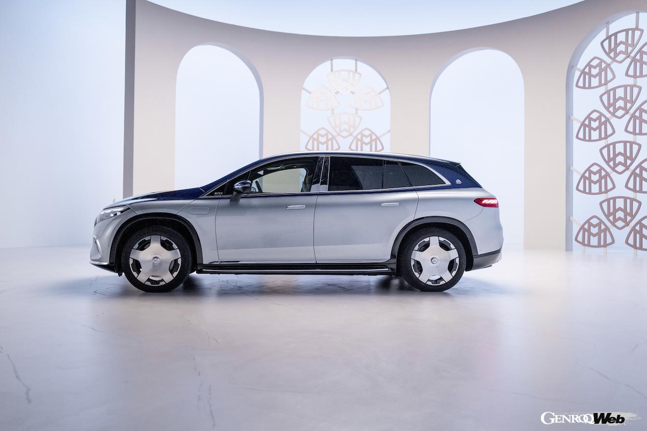 最高級フル電動SUV「メルセデス・マイバッハ EQS 680 SUV」のエクステリア。