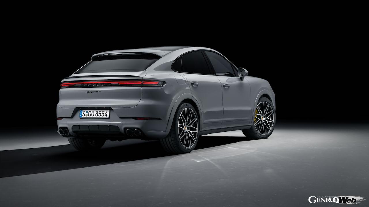 ポルシェ史上最大級のアップデートを実施した「ポルシェ カイエン」改良新型のエクステリア。