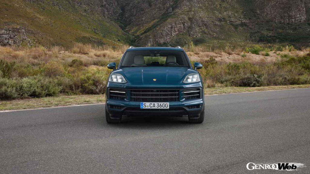 ポルシェ史上最大級のアップデートを実施した「ポルシェ カイエン」改良新型のエクステリア。