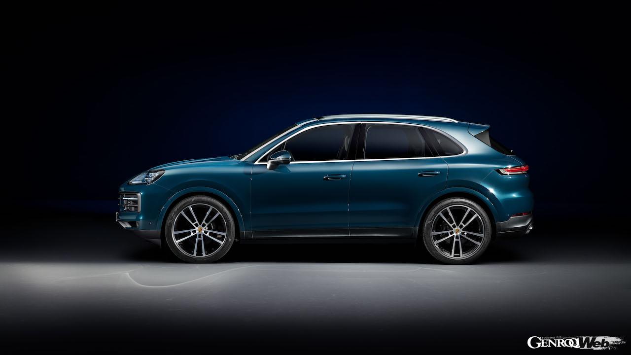ポルシェ史上最大級のアップデートを実施した「ポルシェ カイエン」改良新型のエクステリア。