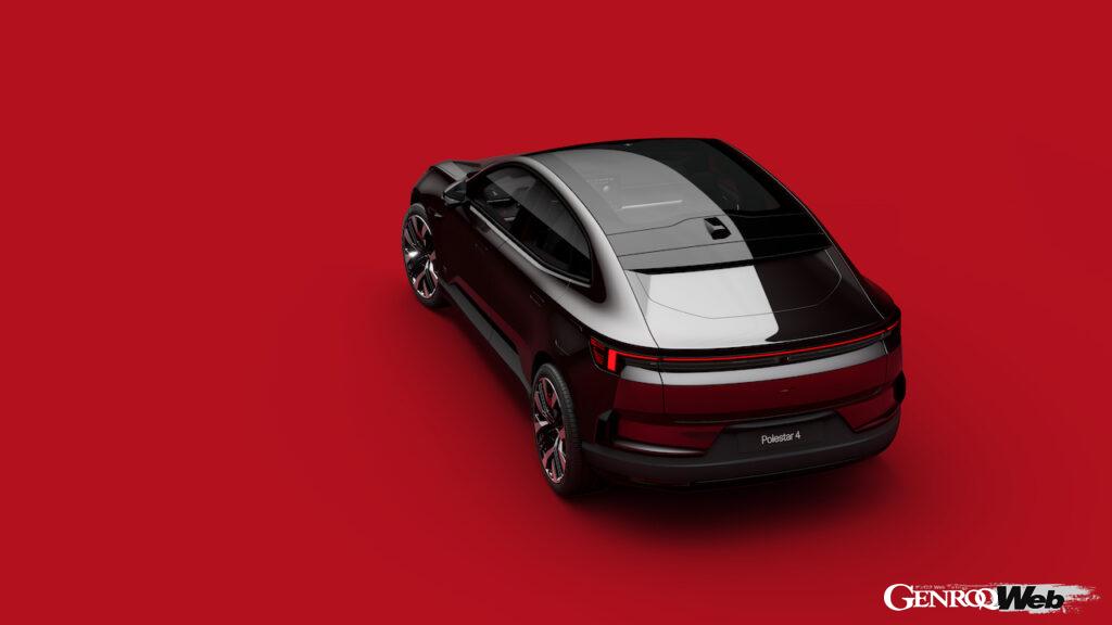 2023年11月から中国で販売される、フル電動SUVクーペ「ポールスター 8」のエクステリア。