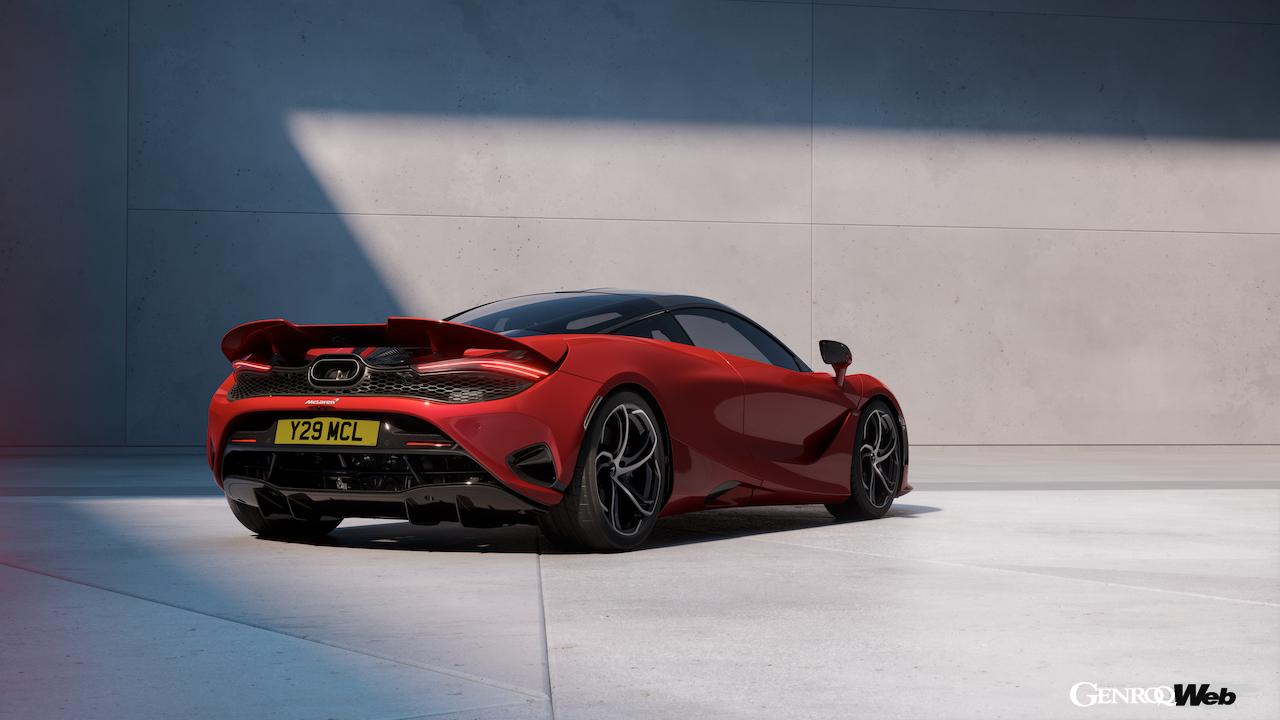 大幅な進化を果たしたミッドシップスーパースポーツ「マクラーレン 750S」のエクステリア。