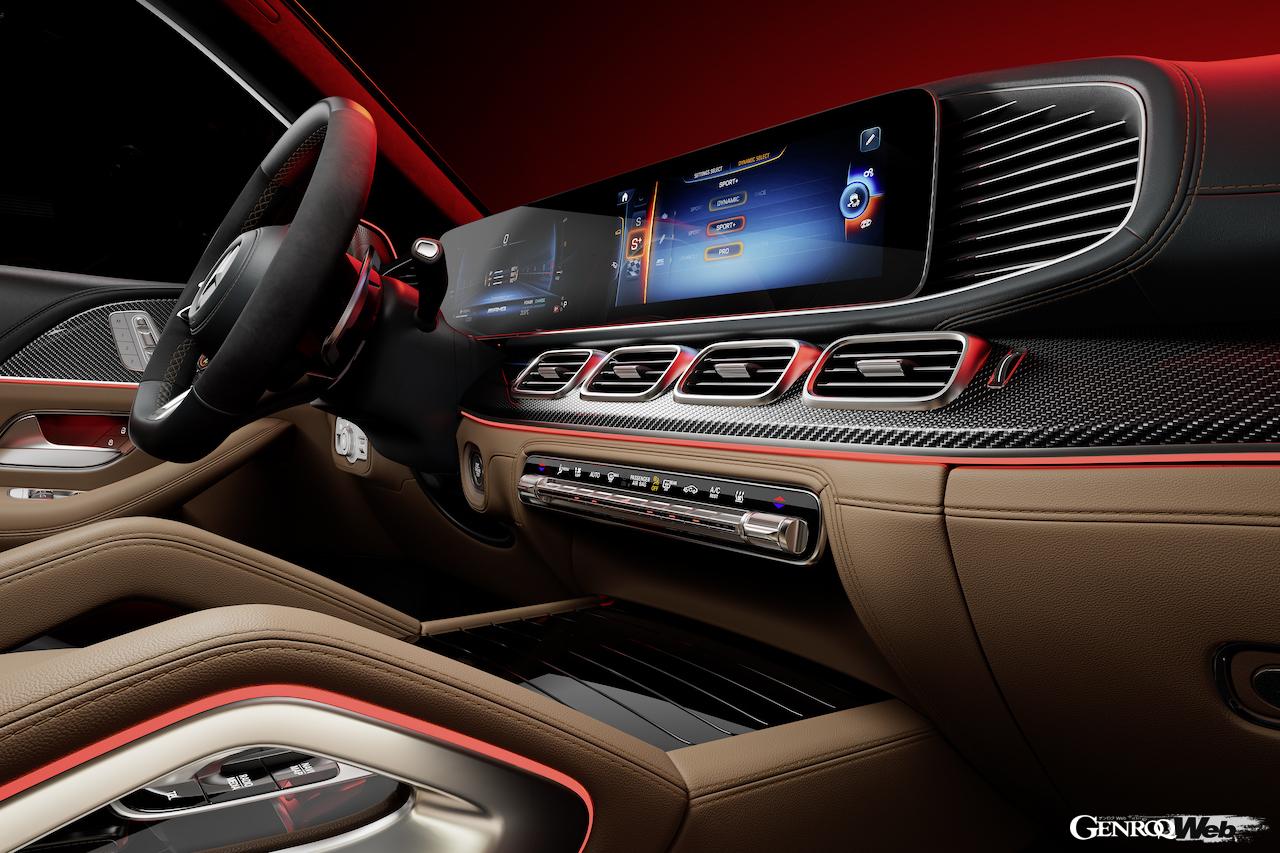 「メルセデス・ベンツ GLS」改良新型のインテリア。