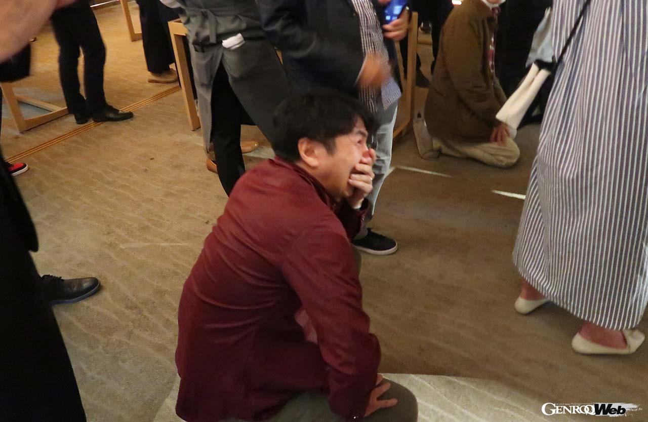 優勝を逃したとわかった瞬間、崩れ落ちてしまった永田。期待が大きかった分、落胆も大きかった・・・。