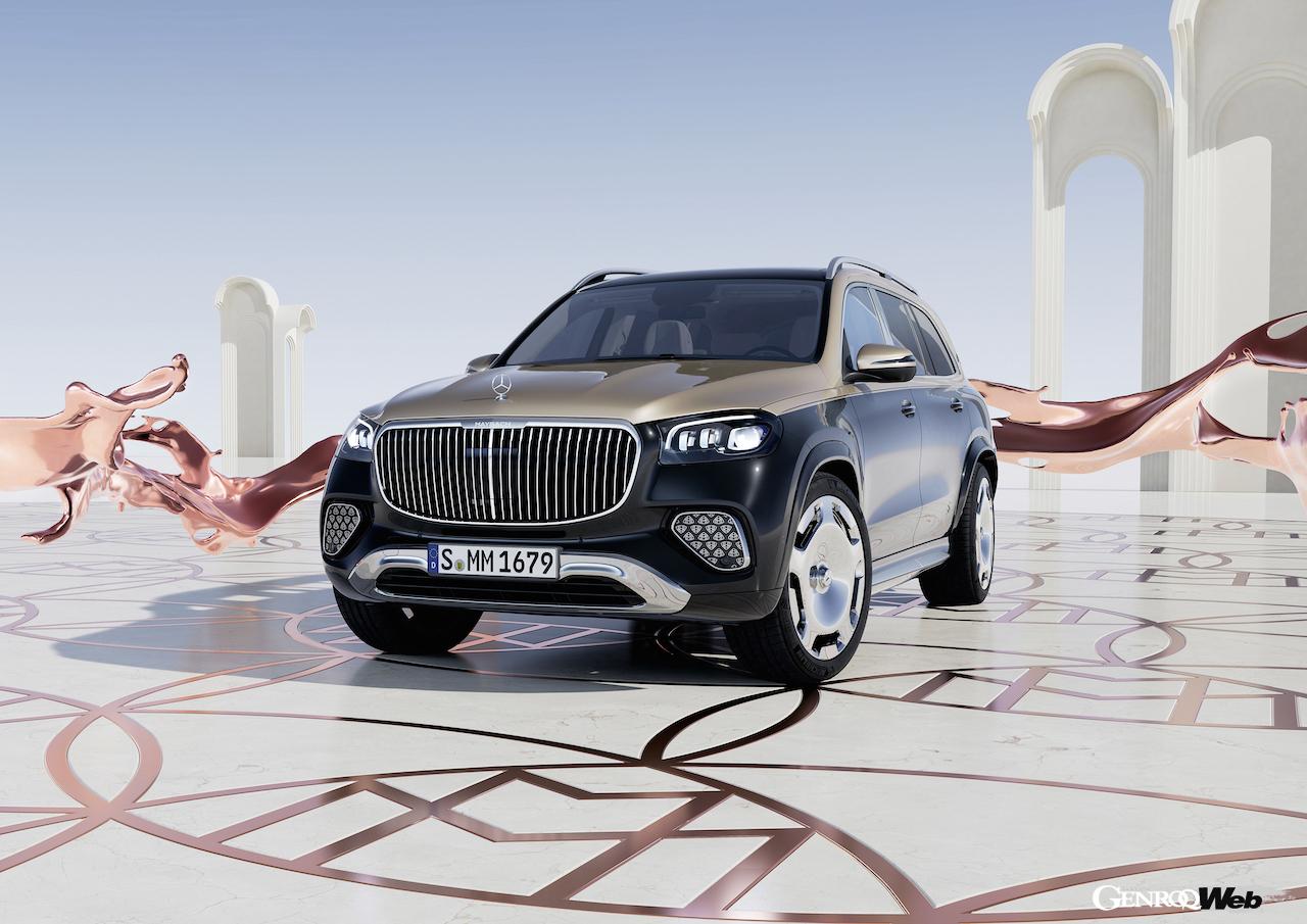 「メルセデス・マイバッハ GLS」改良新型のエクステリア。