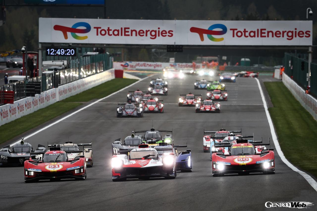 伝統のスパ・フランコルシャンを舞台に開催されたWEC第3戦スパ6時間。トヨタの2台に続き、フェラーリ 499Pが表彰台を獲得した。